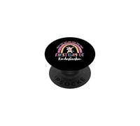Bonjour, Enfants, garçons et Filles, Premier Jour de Maternelle PopSockets PopGrip Adhésif