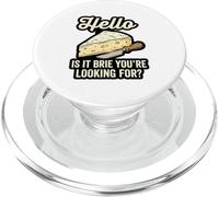 Bonjour, est-ce du Brie ? Vous recherchez Un Gourmand au Fromage Amusant ? PopSockets PopGrip pour MagSafe