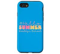 Bonjour Été Au Revoir École Lettrage Dégradé Doux Fin De S Coque pour iPhone SE (2020) / 7/8