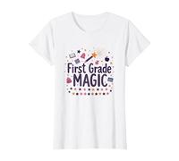 Bonjour, Fille de 1re année, école de Magie de première année T-Shirt, Femme, Blanc, M