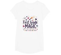 Bonjour, Fille de 1re année, école de Magie de première année T-Shirt, Fille, Blanc, M