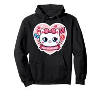 Bonjour, Fille de deuxième année, 2e année, Chaton, Chat, Retour à l'école Sweat à Capuche