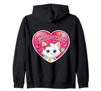 Bonjour, Fille de Maternelle, Mignon Chaton, Chat, Retour à l'école Sweat à Capuche