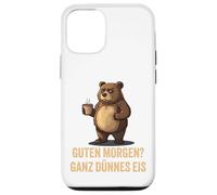 Bonjour - Glace très Fine (Ours) - Design de café Amusant Coque pour iPhone 12/12 Pro