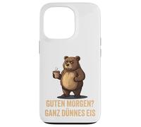 Bonjour - Glace très Fine (Ours) - Design de café Amusant Coque pour iPhone 13 Pro