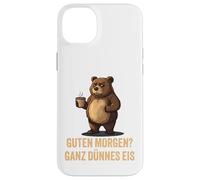Bonjour - Glace très Fine (Ours) - Design de café Amusant Coque pour iPhone 14 Plus