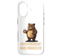 Bonjour - Glace très Fine (Ours) - Design de café Amusant Coque pour iPhone 17