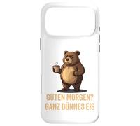 Bonjour - Glace très Fine (Ours) - Design de café Amusant Coque pour iPhone 17 Pro Max