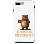Bonjour - Glace très Fine (Ours) - Design de café Amusant Coque pour iPhone 7 Plus/8 Plus