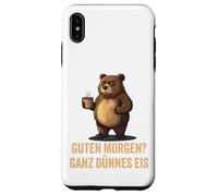 Bonjour - Glace très Fine (Ours) - Design de café Amusant Coque pour iPhone XS Max