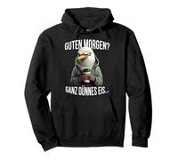 Bonjour Glacée Très fine Mouette Mignon Humour Sweat à Capuche