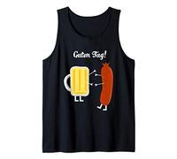 Bonjour Guten Tag Bière et Saucisse L'heure de la Bière Débardeur