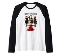 Bonjour Halloween, Un Style Occidental étrange Manche Raglan