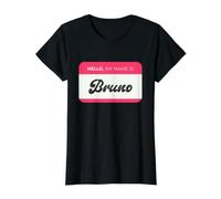 Bonjour, Je m'appelle Bruno - Nom drôle de Bruno T-Shirt Graphique avec Valeur