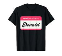 Bonjour, Je m'appelle Donald - Nom drôle de Donald T-Shirt Graphique avec Valeur