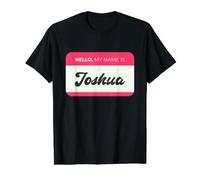 Bonjour, Je m'appelle Joshua - Nom drôle de Joshua T-Shirt Graphique avec Valeur