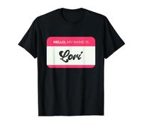Bonjour, Je m'appelle Lori - Nom drôle de Lori T-Shirt Graphique avec Valeur