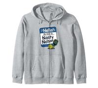 Bonjour, Je m'appelle Nasty Nelson Funny Pickleball Sweat à Capuche