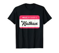 Bonjour, Je m'appelle Nathan - Nom drôle de Nathan T-Shirt Graphique avec Valeur