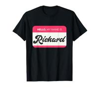 Bonjour, Je m'appelle Richard - Nom drôle de Richard T-Shirt Graphique avec Valeur