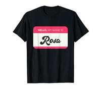 Bonjour, Je m'appelle Rosa - Funny Rosa Name T-Shirt Graphique avec Valeur