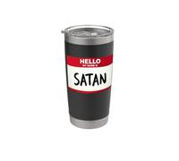 Bonjour, je m'appelle Satan Gobelet isotherme en acier inoxydable double paroi