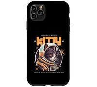 Bonjour, Je suis Space Kitty Sci FI Paws Planets Adventures Coque pour iPhone 11 Pro Max