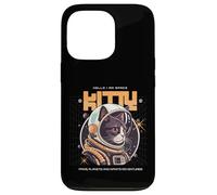 Bonjour, Je suis Space Kitty Sci FI Paws Planets Adventures Coque pour iPhone 13 Pro