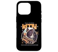 Bonjour, Je suis Space Kitty Sci FI Paws Planets Adventures Coque pour iPhone 16 Pro