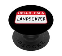 Bonjour, Je suis Un Paysagiste - Drôle PopSockets PopGrip Adhésif