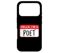 Bonjour, Je suis Un poète - Drôle Coque pour iPhone 17 Pro