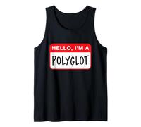 Bonjour, Je suis Un polyglotte - Drôle Débardeur