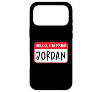 Bonjour, Je Viens de Jordanie Coque pour iPhone 17 Pro Max
