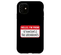 Bonjour, Je Viens de Saint-Vincent-et-Les Grenadines Coque pour iPhone 11