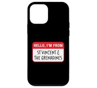 Bonjour, Je Viens de Saint-Vincent-et-Les Grenadines Coque pour iPhone 12 Mini