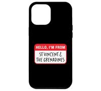 Bonjour, Je Viens de Saint-Vincent-et-Les Grenadines Coque pour iPhone 12 Pro Max