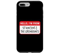 Bonjour, Je Viens de Saint-Vincent-et-Les Grenadines Coque pour iPhone 7 Plus/8 Plus