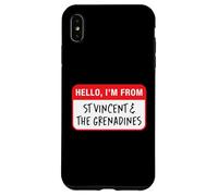 Bonjour, Je Viens de Saint-Vincent-et-Les Grenadines Coque pour iPhone XS Max