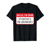 Bonjour, Je Viens de Saint-Vincent-et-Les Grenadines T-Shirt