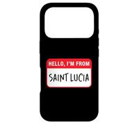 Bonjour, Je Viens de Sainte-Lucie Coque pour iPhone 17 Pro