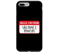 Bonjour, Je Viens de Sao Tomé-et-Principe Coque pour iPhone 7 Plus/8 Plus