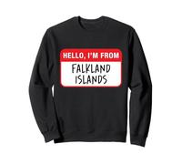 Bonjour, Je Viens des îles Malouines Sweatshirt