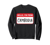 Bonjour, Je Viens du Cambodge Sweatshirt