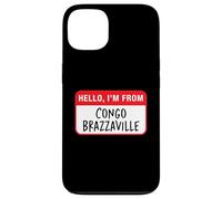 Bonjour, Je Viens du Congo-Brazzaville Coque pour iPhone 13