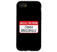 Bonjour, Je Viens du Congo-Brazzaville Coque pour iPhone SE (2020) / 7/8