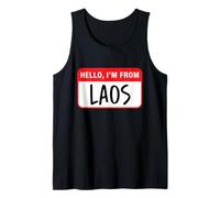 Bonjour, Je Viens du Laos Débardeur