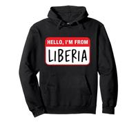 Bonjour, Je Viens du Libéria Sweat à Capuche