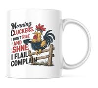 Bonjour Les Amis, Je Ne Me Lève Pas En Souriant. Je Me Plains En Gesticulant. Mug Drôle Mug À Café Modernes Tasse Pour L'École Boissons Chaudes Cuisine 330Ml