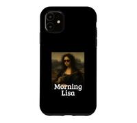 Bonjour Lisa Leonardo Da Vinci Mona Lisa drôle Coque pour iPhone 11