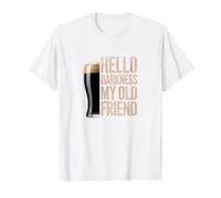 Bonjour l'obscurité, Mon Vieil ami, Stout Beer Lover T-Shirt Graphique avec Valeur